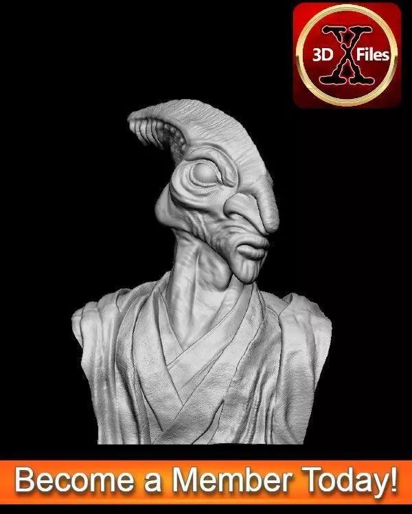 Star Wars - Jedi Coleman Trebor - statue Bust