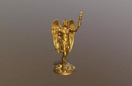 Statue of Archangel Uriel for 3D Printing