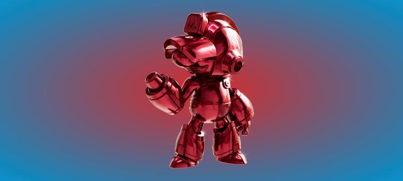 Mario Megaman- 3D Fan Art Figure (Mario Bros x Mega Man)