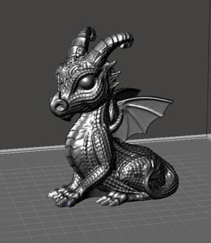 Cute Baby Dragon - Fantasy