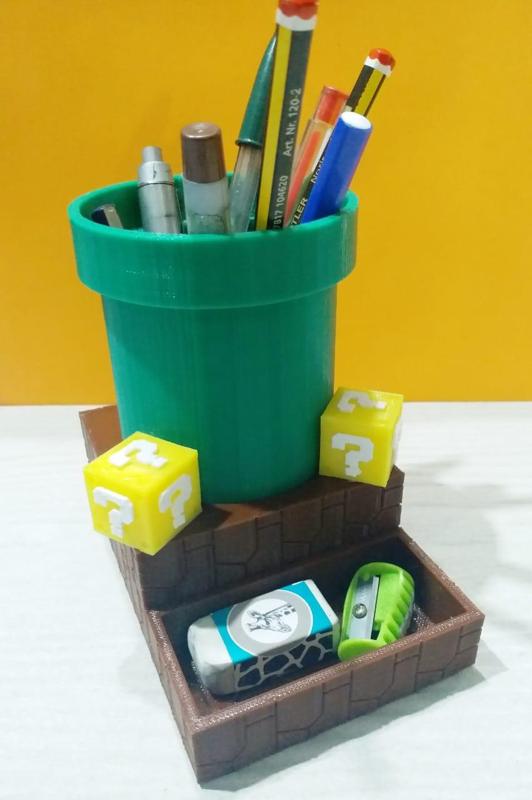 Mario Bros Pencil Holder