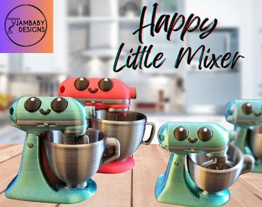 Happy Little Mixer Keychain and Sculpt