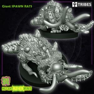 Giant SPAWN RATS – Mutated Tentacle Rats Post-Apocalypse RPG