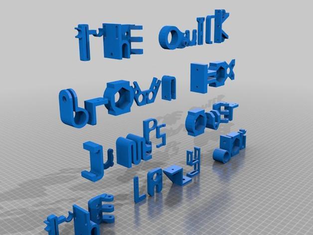 Thingiverse Font