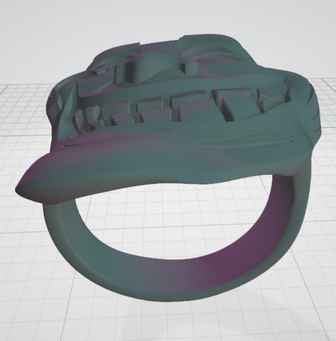 Anillo loco para impresión 3D