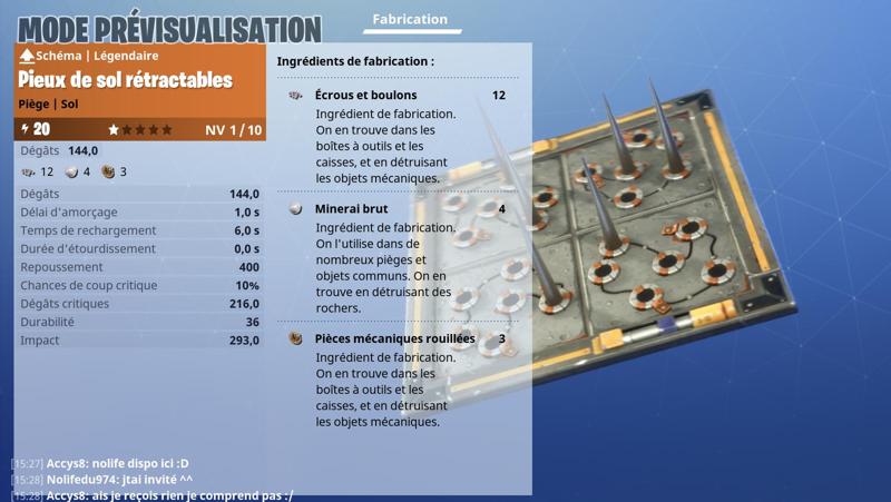 Fortnite Retractable Floor Piles