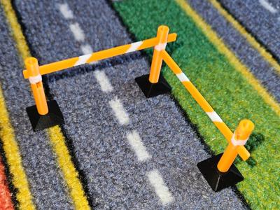Traffic Cone Tube with Barriers
