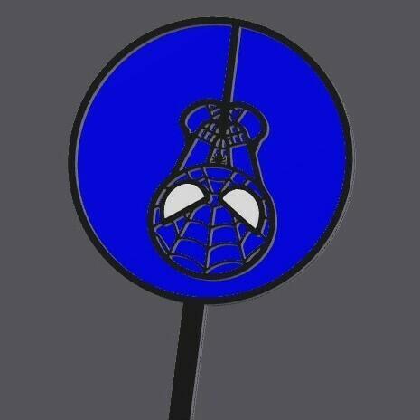 Mini Cupcake Topper - Baby Spiderman 4