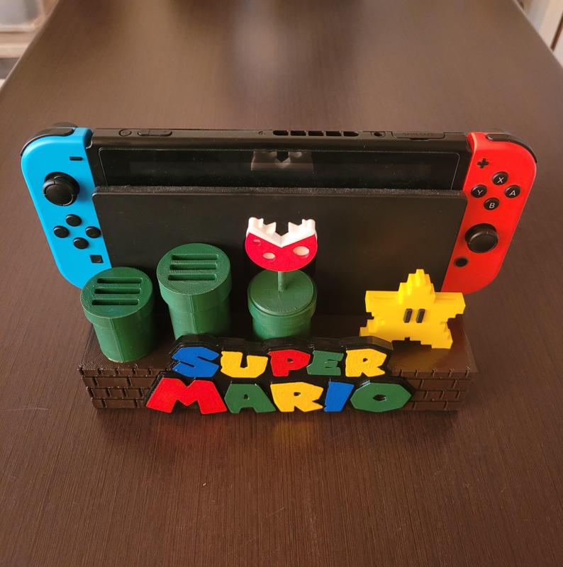 Mario Bros Stand Wall for Nintendo Switch