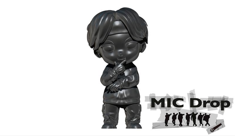 BTS Jin animated Chibi Funko in MIC DROP