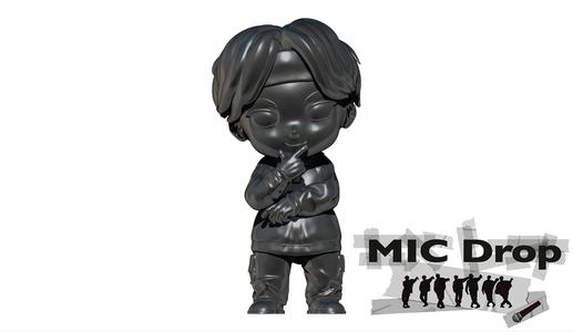 BTS Jin animated Chibi Funko in MIC DROP