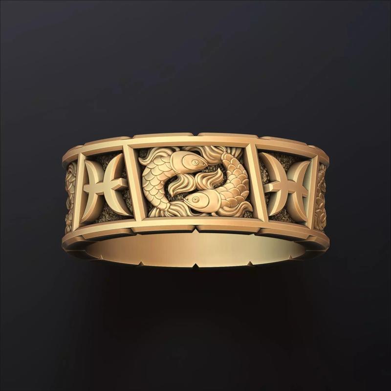 Horoscope Pisces Ring v2