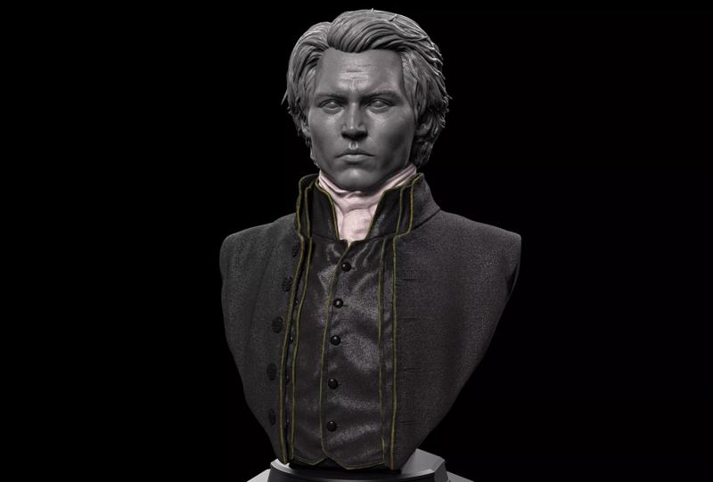 Johnny Depp- Ichabod Crane Bust