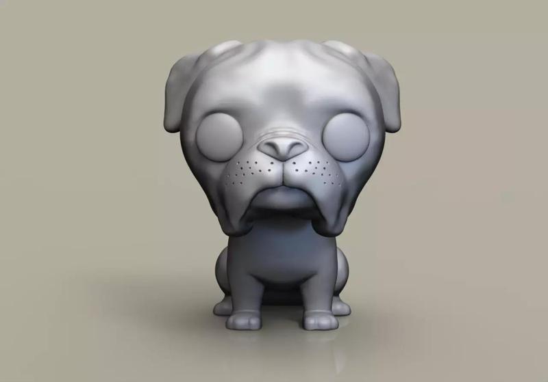 Boxer Model 3D Funko Pop Printable