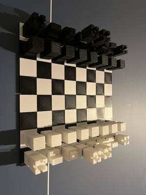 Geometric Chess Set