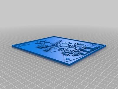 2021 Christmas card decoration