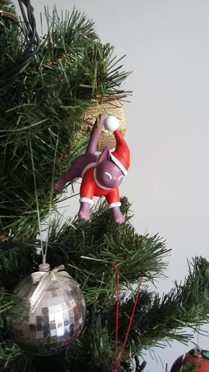 Christmas tree kittens decoration