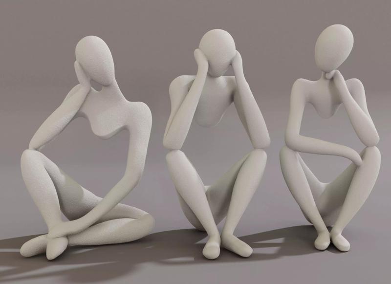 Coleccion esculturas cuerpo