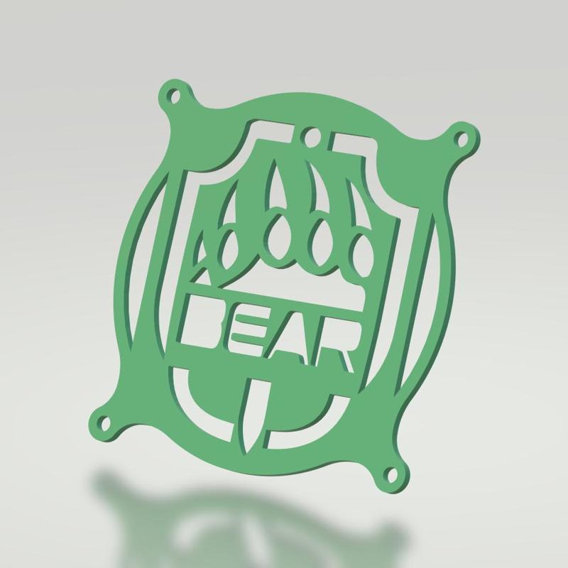 120MM TARKOV BEAR FAN COVER / FAN GRILL