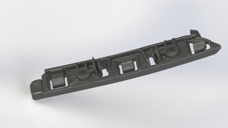 Fiat Tipo II 2015-2022 Front Bumper Bracket Holder Top Left Side. OEM Number 52082388 52082388