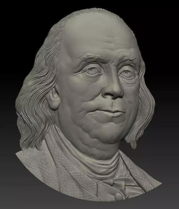 Benjamin Franklin - portrait - 2022