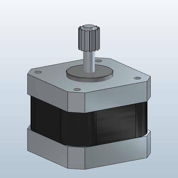 Stepper motor, STP-43D1034 - NEMA17