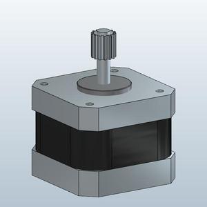 Stepper motor, STP-43D1034 - NEMA17