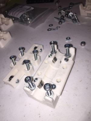 Adjustable Robo 3D R1+ Y axis bearing blocks