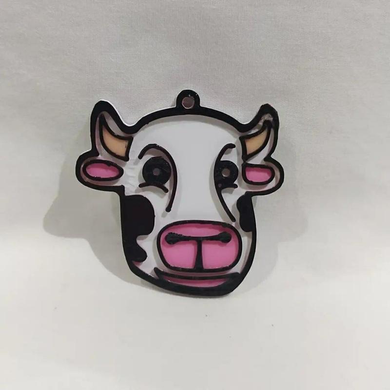 Lola Cow Keychain