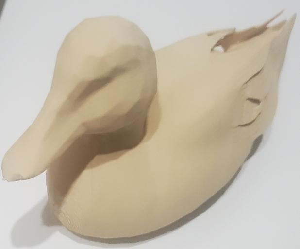 low poly duck