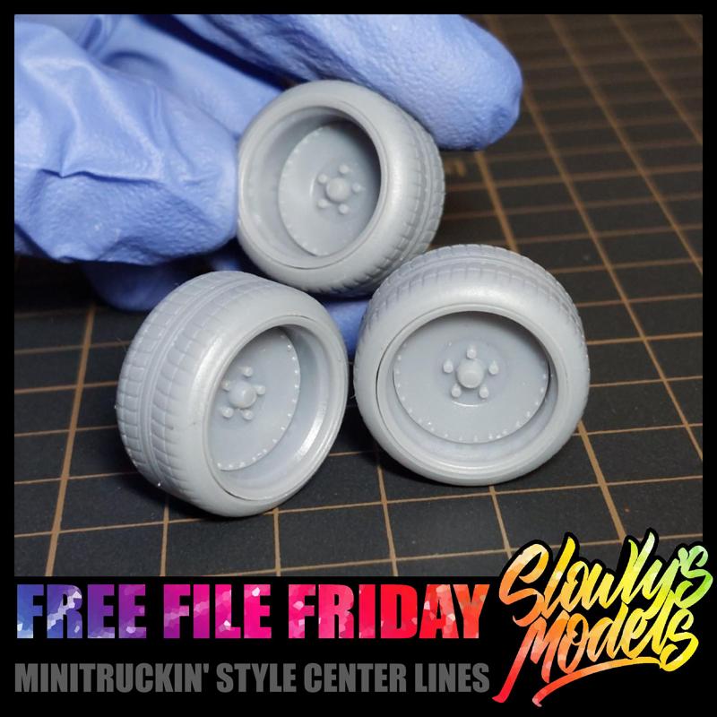 Minitruckin' Style Center Line Wheels