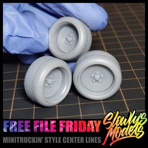 Minitruckin' Style Center Line Wheels