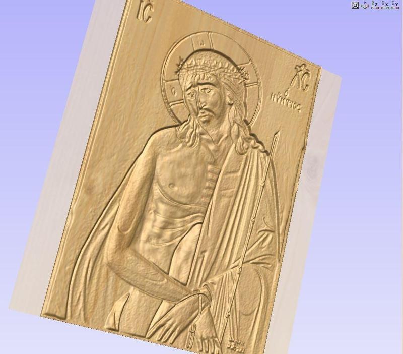 Christ Icon Relief