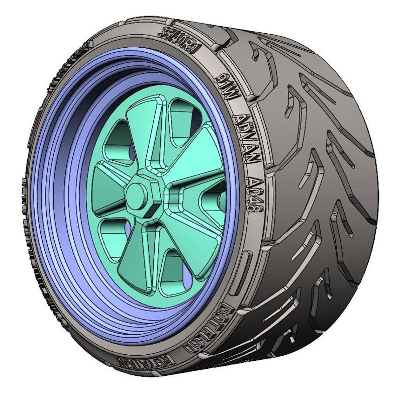 BBS DLS Centerlock 1/64 scale