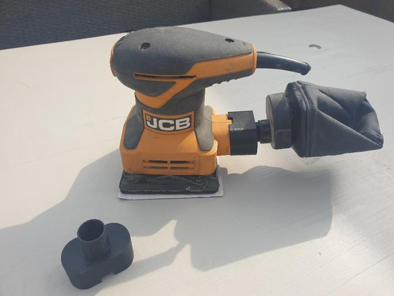 JCB 1/4 Sander to Makita dust bag adapter
