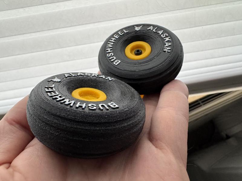 3Dlabprint Piper J-3 Cub Bush Tyres