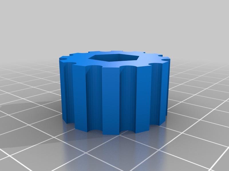 three-quarter inch bolt knob