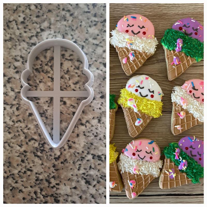 Ice-cream cookie cutter