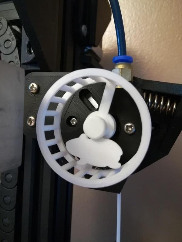 Hamster wheel extruder indicator