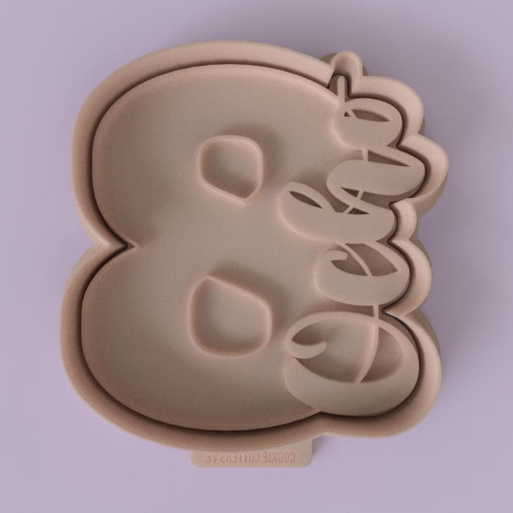 Cookie Cutter Number 8