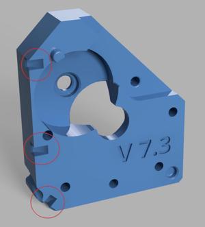CM3D and Vertex Extruder Cover Remix (ziptie reuse) - F365 File included