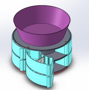 Boîte de rangement et recyclage de bobine vide