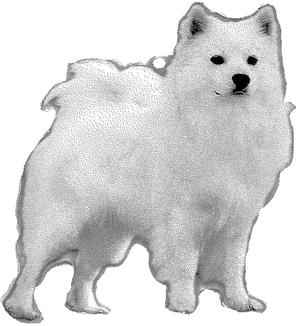 American Eskimo Dog pendant