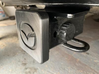 Mazda 2" tow hitch cover