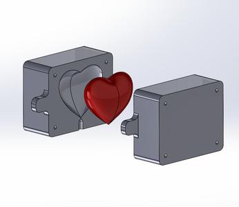 3D Heart Mold