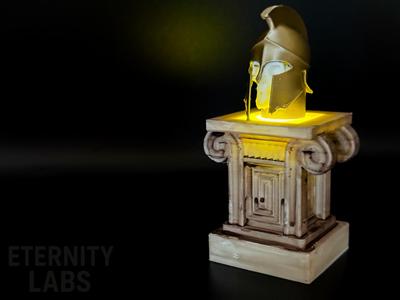 Pillar Of Light - Greek Pedestal 