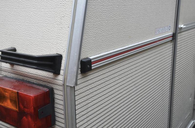 Universal Caravan Camper Aluminium Rail End Cap