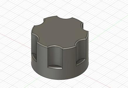 Gas lantern knob