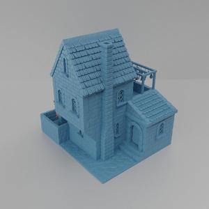 Medieval Butcher 28 MM Tabletop Terrain