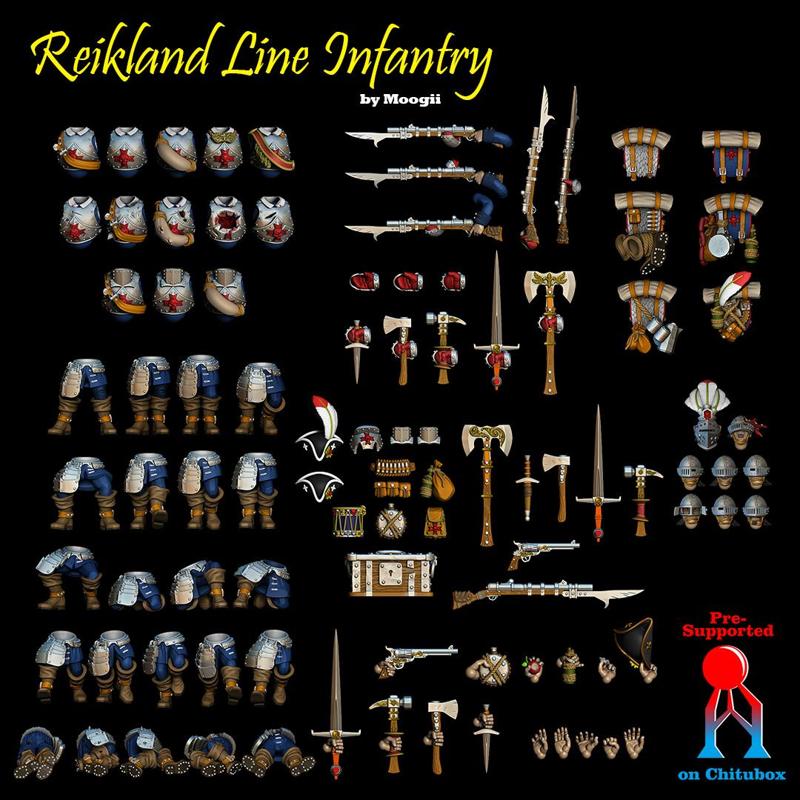 Modular Reikland Line Infantry